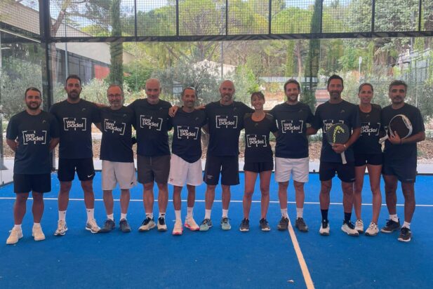 La Team SF en plein stage de Padel ce week-end !