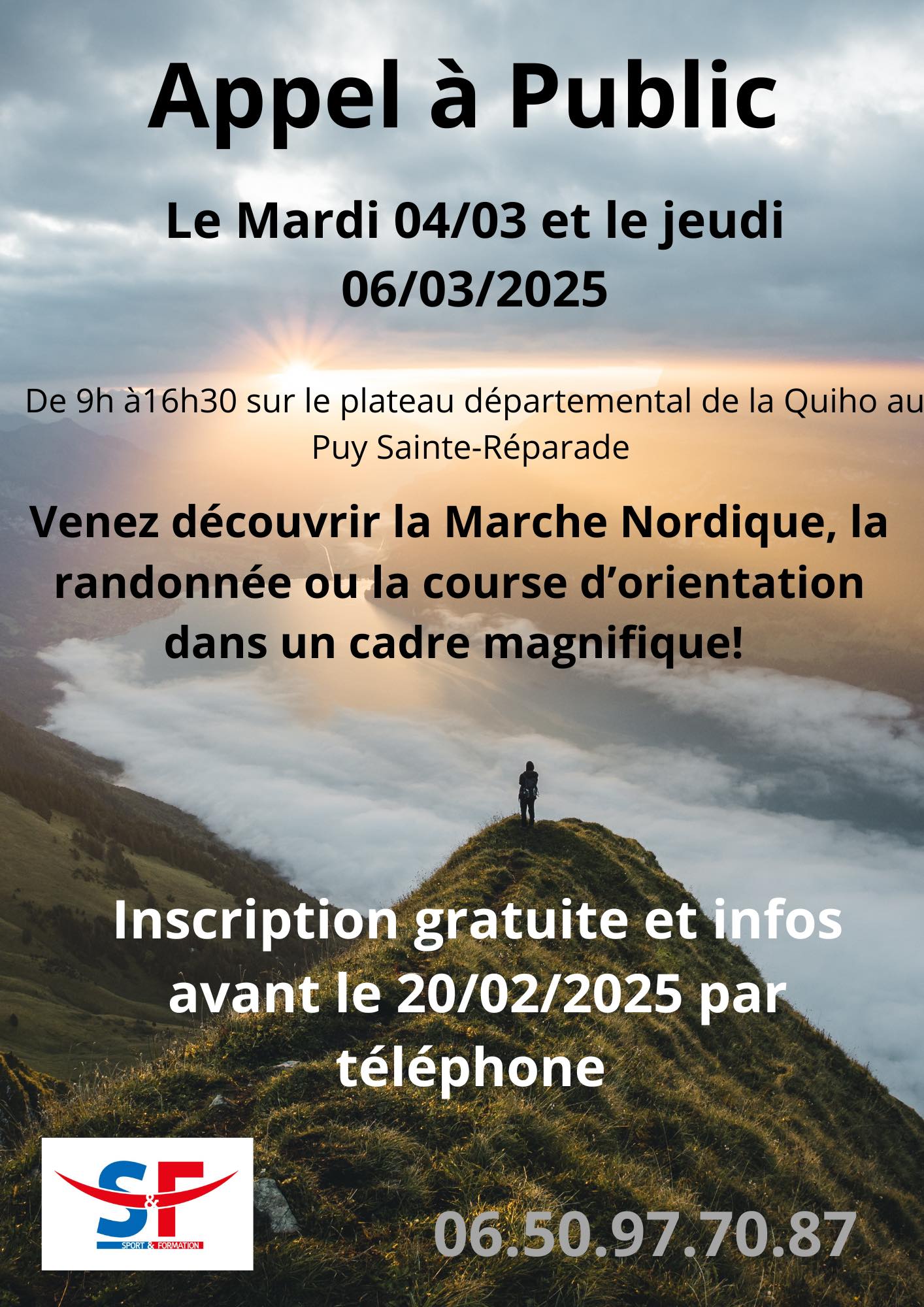 Les activités de plein air !