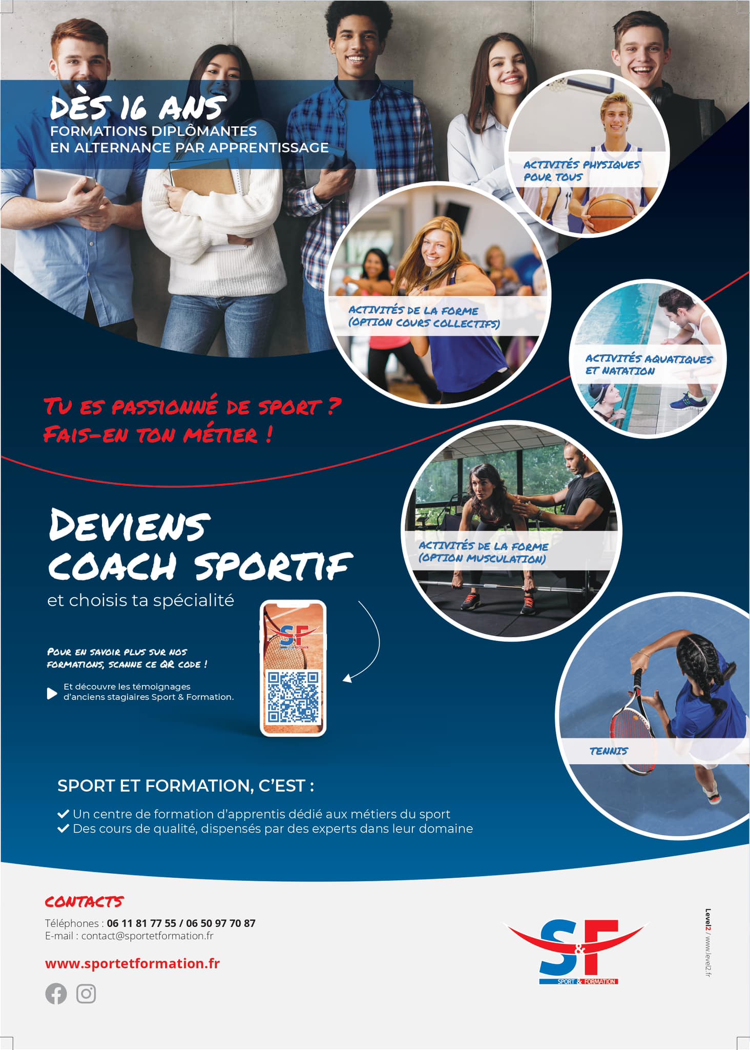 SF vous propose ses formations diplomantes