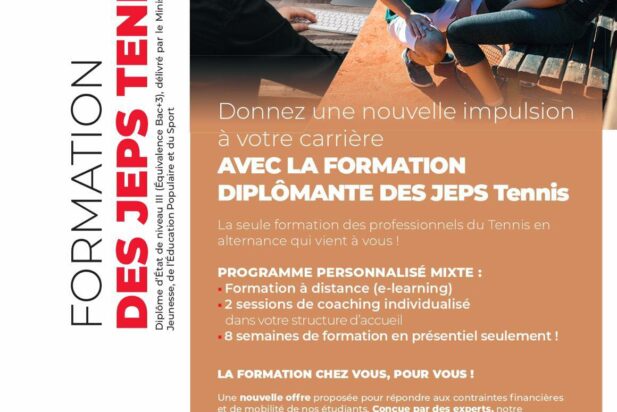 Tu es déjà DEJEPS Tennis,
