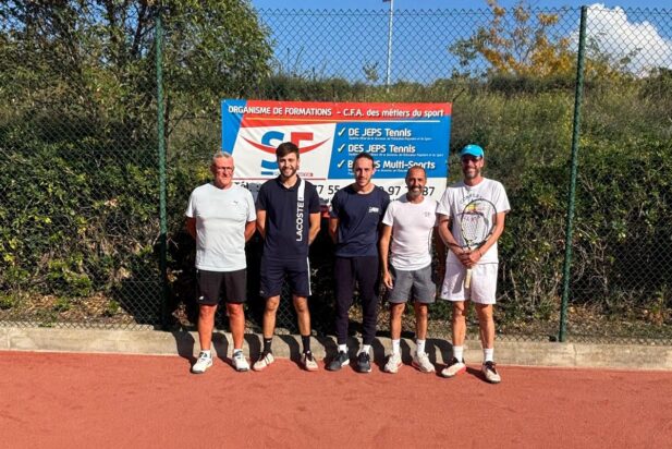 Visite de club “nostalgique” au Tennis Club de Vitrolles