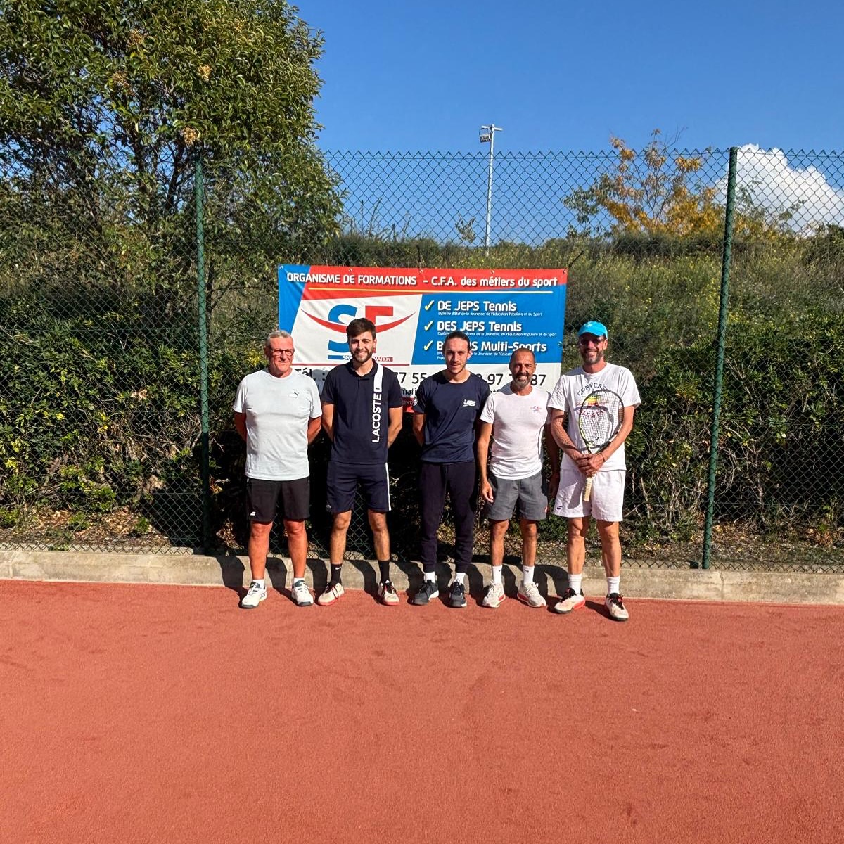 Visite de club “nostalgique” au Tennis Club de Vitrolles