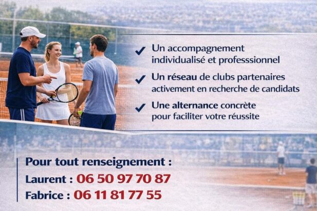 Formation DEJEPS & DESJEPS Tennis – Rejoignez une formation à taille humaine