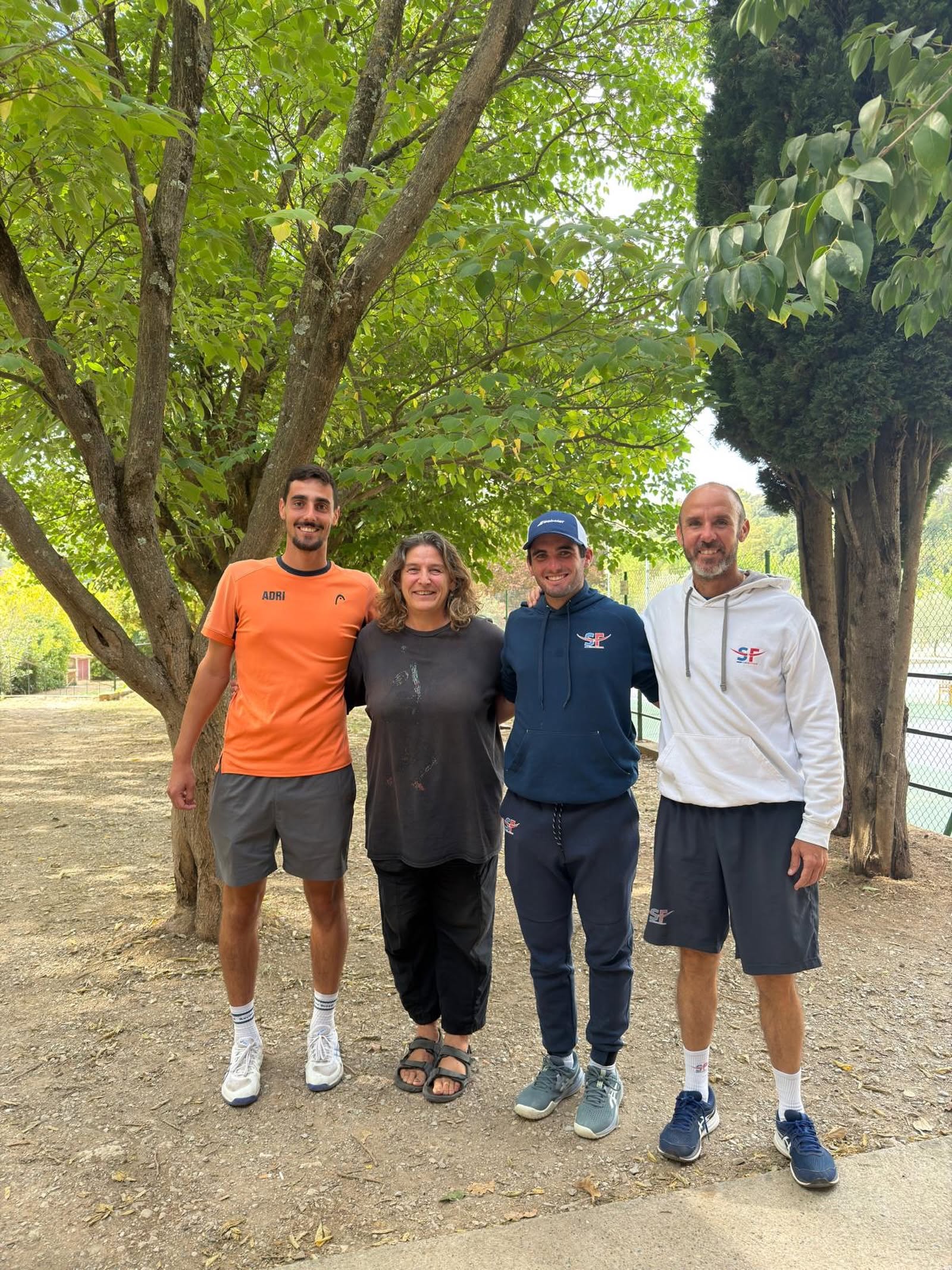 Aujourd’hui, visite au Tennis Club de Barjols